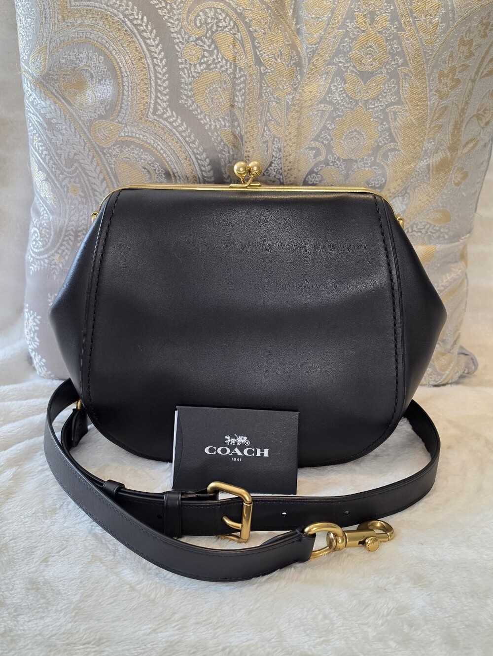 COACH FRAME SADDLE BAG 68135